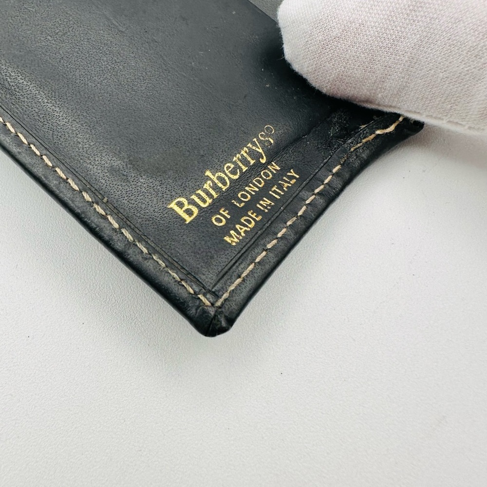 Burberry Tan and Black Checkered Wallet - Picture 8 of 13